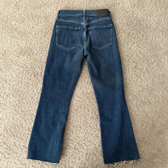 Citizens Of Humanity Isola Mid Rise Cropped Boot Premium Vintage Raw Hem - Picture 5 of 10